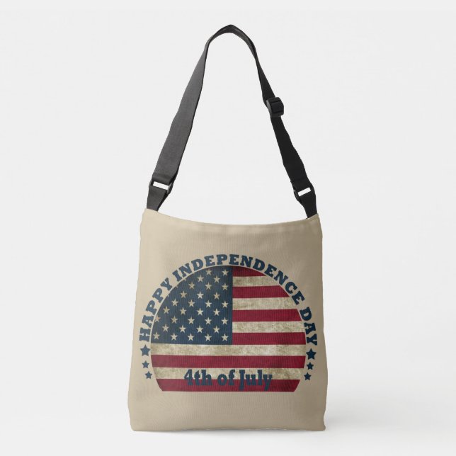 Bolsa Ajustável Feliz dia 4 de julho da independência (Frente)