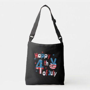 Bolsa Ajustável Feliz Dia da Independência em 4 de julho