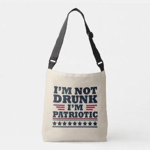 Bolsa Ajustável Feliz Dia da Independência engraçado 4 de julho