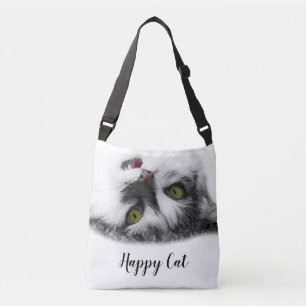 Bolsa Ajustável Feliz Gato elegante personalizável