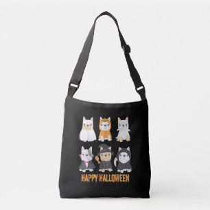 Bolsa Ajustável Feliz Halloween Pug Dogs Cute Bulldog Francês