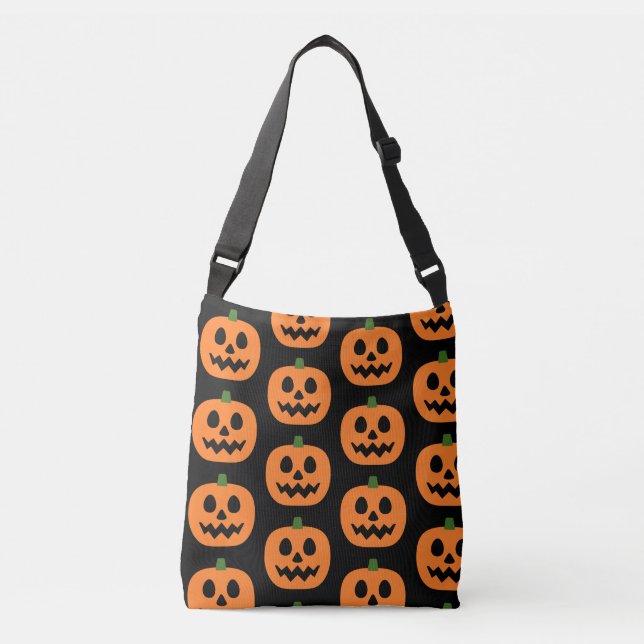 Bolsa Ajustável Feliz Jack-O-Lanterna (Frente)