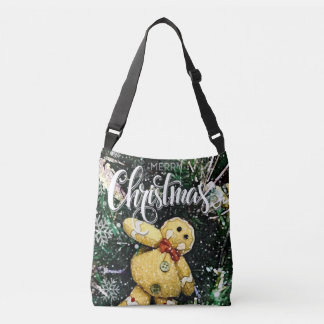 Bolsa Ajustável Feliz Natal Crossbody Bag