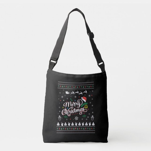 Bolsa Ajustável Feliz Natal Engraçado (Frente)