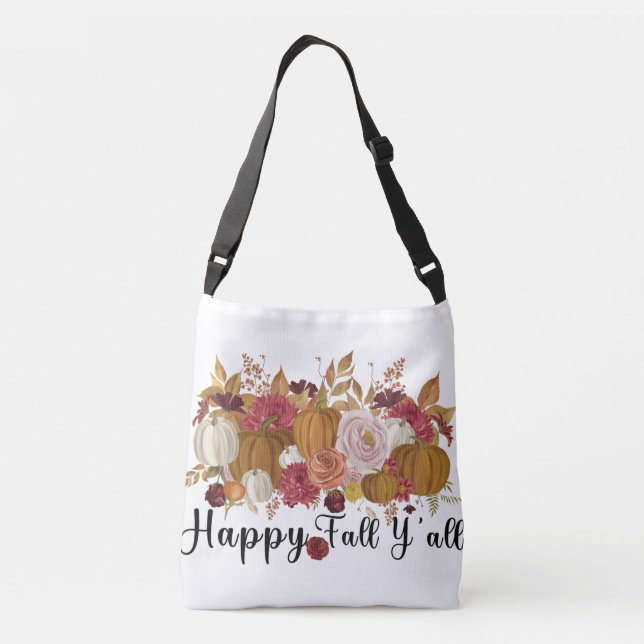 Bolsa Ajustável Feliz outono Y (Verso)