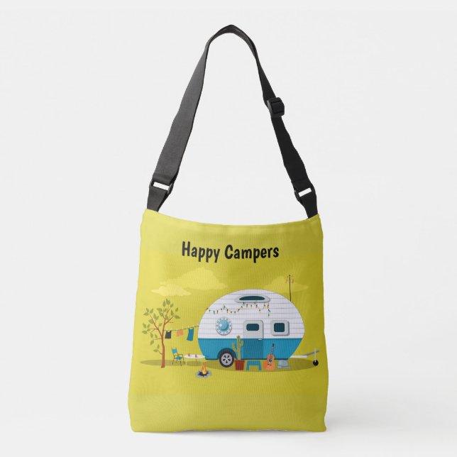 Bolsa Ajustável Feliz Trailer de Campers (Frente)
