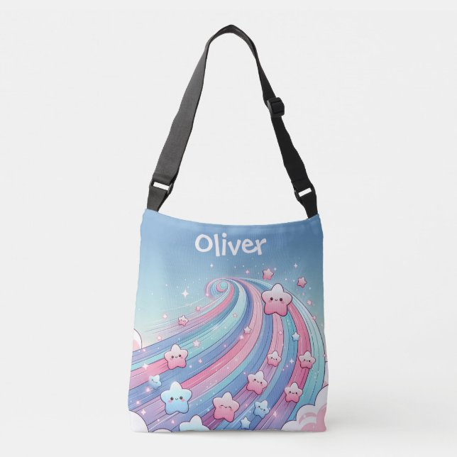 Bolsa Ajustável Felizes Pequenas Estrelas Cadentes (Frente)