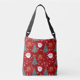 Bolsa Ajustável Feriados bonitos do Natal da rena do papai noel