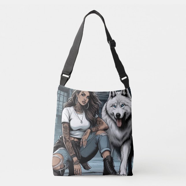 Bolsa Ajustável Feroz, livre e sem medo. (Frente)