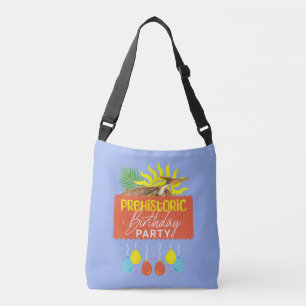Bolsa Ajustável Festa de Aniversário Pré-Histórica Pterodáctilo Di