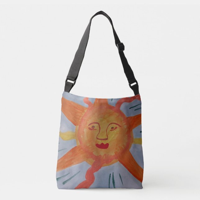 Bolsa Ajustável Fiery Sun Crossbody Bag (Frente)