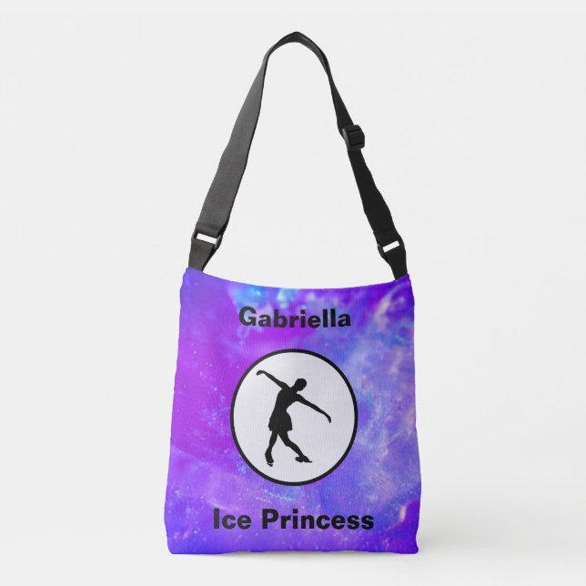 Bolsa Ajustável Figura "Ice Princess" Aquarela (Frente)