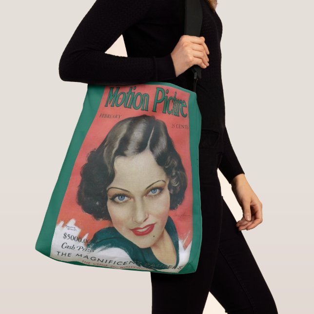 Bolsa Ajustável Filmes Fevereiro De 1931 cobrir Gloria Swanson (Close Up)