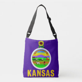 Bolsa Ajustável Flag Bag, Kansas