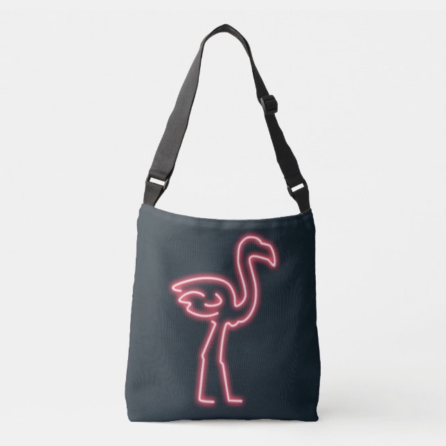 Bolsa Ajustável Flamingo no Neon Pink (Frente)
