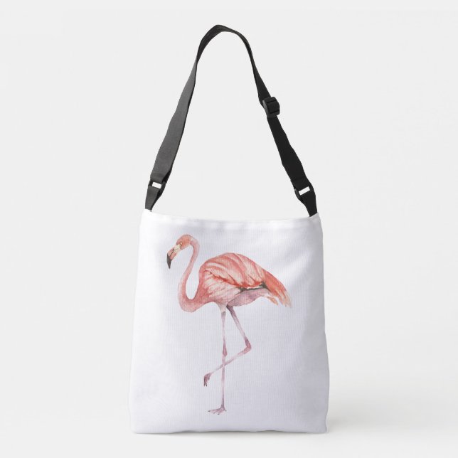 Bolsa Ajustável Flamingo Rosa (Verso)
