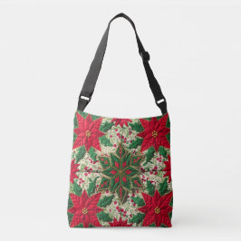 Bolsa Ajustável Floco de Neve Verde e Vermelho