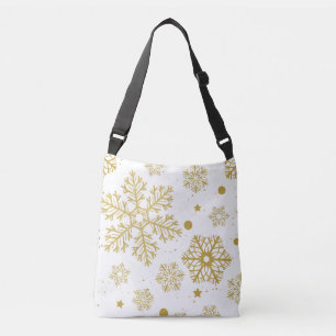 Bolsa Ajustável Flocos de neve ouro
