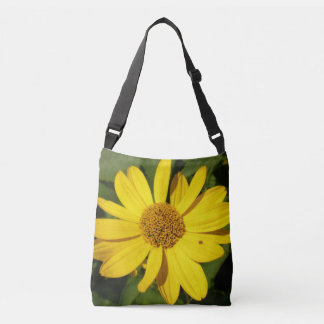 Bolsa Ajustável Flor amarela com folhas verdes