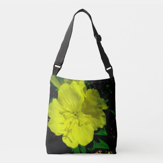 Bolsa Ajustável Flor Amarelo Verde Brilhante (Frente)
