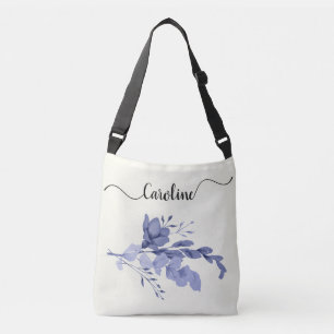 Bolsa Ajustável Flor Azul e Toalhetes Banho