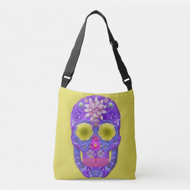 Bolsa Ajustável Flor - Caveira 5 (Frente)