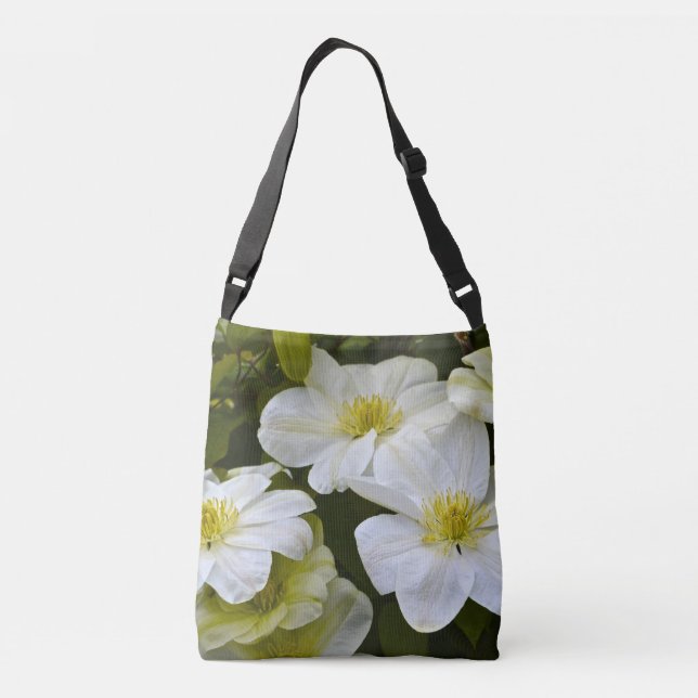 Bolsa Ajustável Flor creamy White Clematis (Verso)