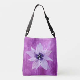 Bolsa Ajustável Flor de Aquarela Puro Artístico