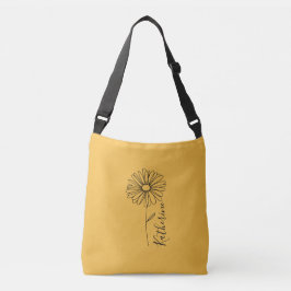 Bolsa Ajustável Flor de Nascimento Personalizada de Abril margarid