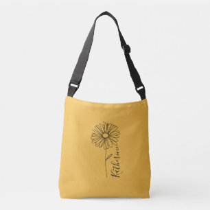 Bolsa Ajustável Flor de Nascimento Personalizada de Abril margarid