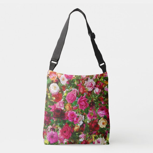 Bolsa Ajustável Flor de Rosa Floral Elegage (Frente)