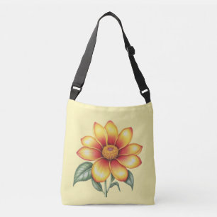 Bolsa Ajustável Flor Laranja