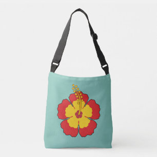 Bolsa Ajustável Flor Tropical de Red Hibiscus