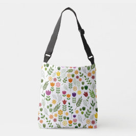 Bolsa Ajustável Flora escandinava do estilo & teste padrão grande