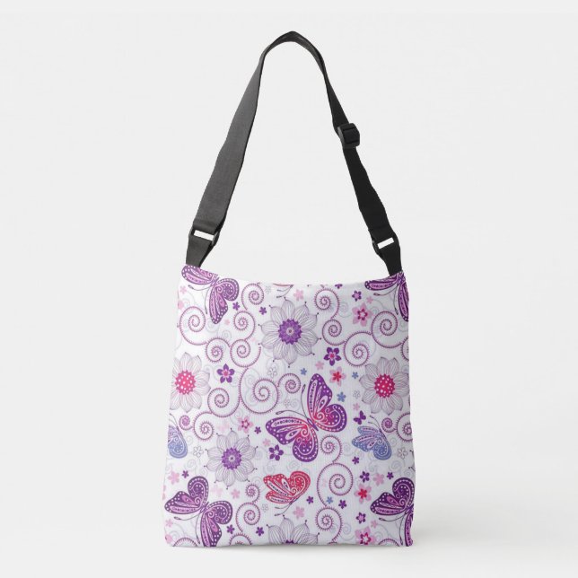 Bolsa Ajustável Floral (Frente)