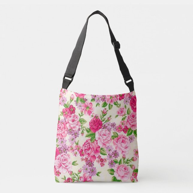 Bolsa Ajustável Floral (Frente)