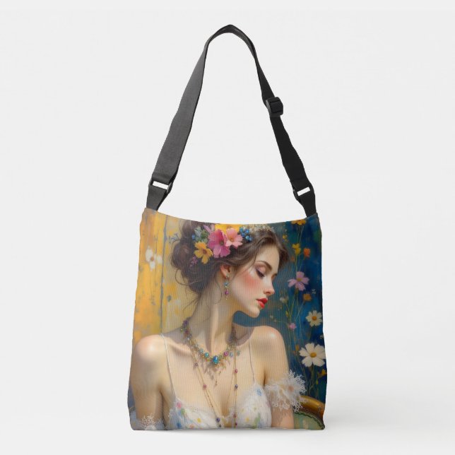 Bolsa Ajustável Floral (Frente)