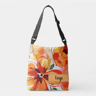 Bolsa Ajustável Floral feito sob encomenda retro
