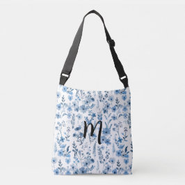 Bolsa Ajustável Floral Francês Azul Personalizado