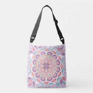 Bolsa Ajustável Floral Mandala Lavanda