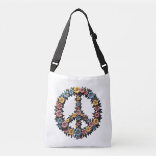 Bolsa Ajustável Floral Peace Symbol