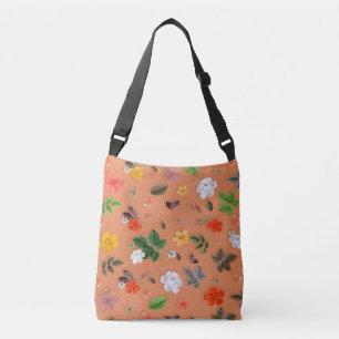 Bolsa Ajustável Flores Amarelas e Rosas Brancas 25