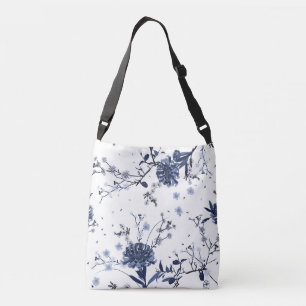 Bolsa Ajustável Flores azuis