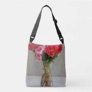 Bolsa Ajustável Flores bonito para Fotografia de fevereiro+Nome Pe