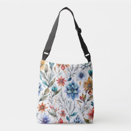 Bolsa Ajustável Flores de Aquarela