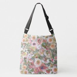 Bolsa Ajustável Flores de Aquarela