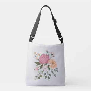 Bolsa Ajustável Flores de aquarela