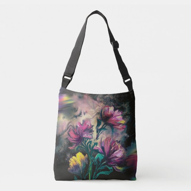 Bolsa Ajustável Flores floridas (Frente)