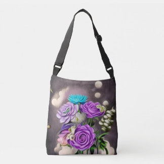 Bolsa Ajustável Flores Pintadas Surreais