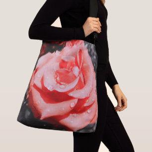 Bolsa Ajustável Flores Românticas de Rosa